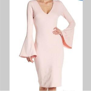 NWT JUST ME pink midi dress Size S bought at NORDSTROM’s